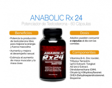 ANABOLIC RX24 PRECURSOR DE TESTOSTERONA. A1